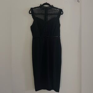 Elegant Black Lace Dress